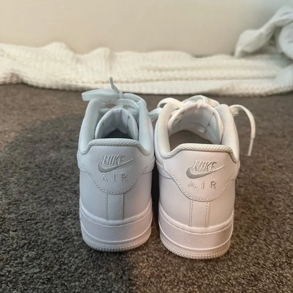 Men’s Nike Air Force 1’s - White - Worn Twice - Size 9 - Picture 2 of 5
